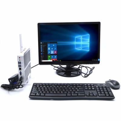 China Fanless Mini Lake Dual Core Intel Core i5 7200U Kaby Window s10 Intel HD Graphics 620 Box PC 12V Fanless+Aluminum Alloy Metal Case Mini for sale