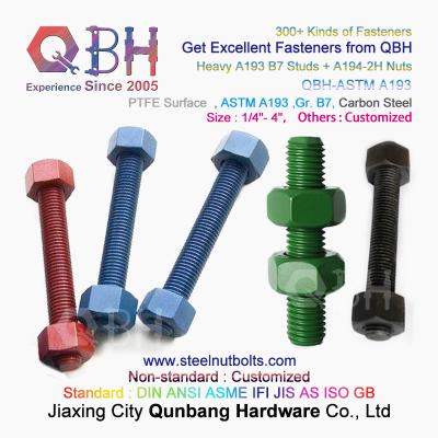 Chine QBH PTFE 1070 Rouge/Bleu/Noir/Vert Revêtu 1/4