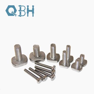 China ASME Polish Stainless Steel Nut T - Bolts Round SUS316 SUS304 300mm Length for sale