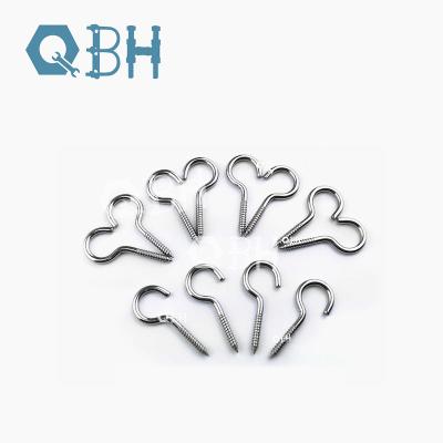 China Hange Cord Buckle Wood Screw Hooks Stainless Steel 4.6 5.6 for sale