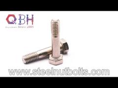 DIN931 stainless steel 304 half tooth outer hex screw