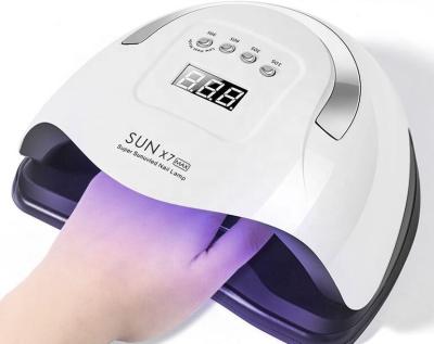 China ABS+Placstic SUNX7 MAX 180w LED UV Gel Nail Lamp for sale