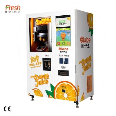 China snack factory skyblue oranges vending machine with bill acceptor for sale