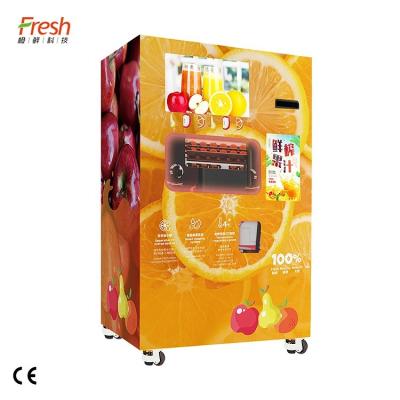 China Zinc Alloy Cool Orange Metal Squeeze Vending Machine ORG for sale