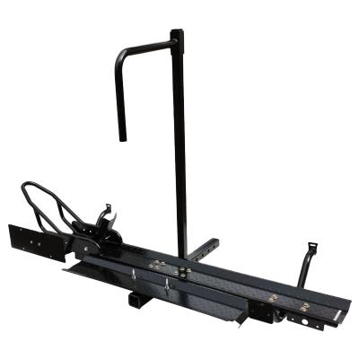 China Heavy Duty Hitch Mount Motorcycle Carrier Car Motorbike Rear Rack for sale