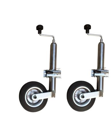 China Trailer Parts Double Wheel Side Trailer Rolling Jack for sale