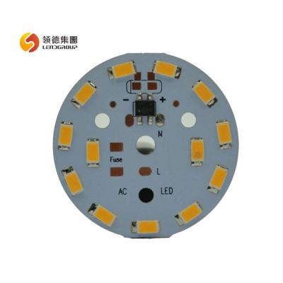 China Aluminum LED Light Bulb Round PCB Aluminum Panel 2835 LED Chips 5w 10w 12w 18w 24w for sale