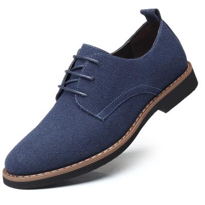 China High quality waterproof factory price plus size oxford men's and office office career wedding shoes elegant suede leather formal shoes for male for sale