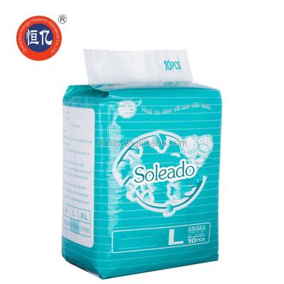 Κίνα Disabled Plastic Adult Thick Abdl Nappy Diaper For Old Woman, In Bulk Unisex Adult Diaper προς πώληση