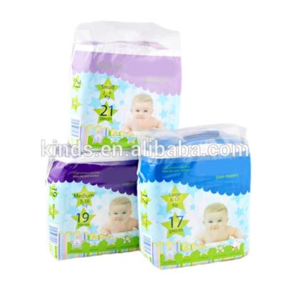 China 100% Biodegradable Babay B Grade Bale Baby New Diaper In Turkey zu verkaufen