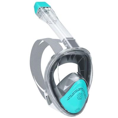 China Breathe Full Face 180 Snorkeling Dry Diving Swimming Mask Respite Popular Comfortable Full Face Hit Dry Mask for sale