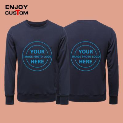 China Anti-Wrinkle High Quality Cotton Sweatshirt Oversized Cropped Logo Print Sweatshirt Custom Sweatshirt for sale