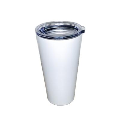 China Viable Cup 16oz 480ml Sublimation Mug Stainless Steel Tumbler With Lid Coated Conical Tapered Sublimation Mug for sale