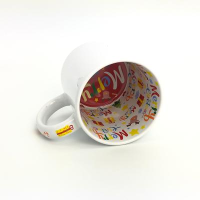 China Viable 11oz Ceramic Sublimation Mug Sublimation Theme Mug Wholesale Custom Ceramic Blank for sale