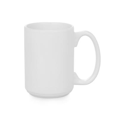 China Sustainable Liners Custom Sublimation Blanks White Coated 15oz Porcelain Ceramic Coffee Mugs for sale