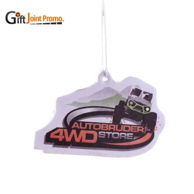 China Cheap Perfume Hanger Car Paper Air Fresheners With LOGO for sale