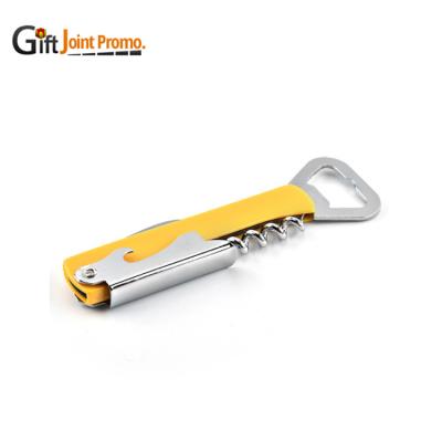 China Viable Hot Sale Promotional ABS Handle Personalized Wine Bottle Opener Wine Corkscrew Opener for sale