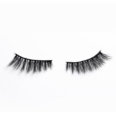 China OEM 7 Pairs Natural Thin 3d Long Pairs Pack False 8D Korean Natural Mink Thick Magnetic Eyelashes Without Glue Eyelashes for sale