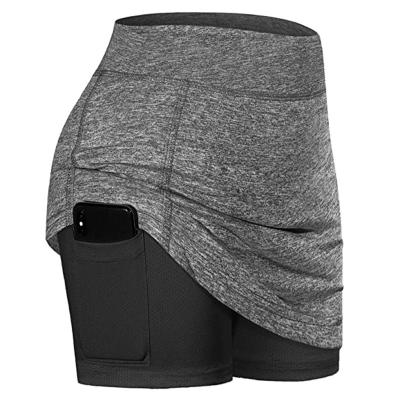 China Shorts Womens Summer Tennis Skirt Sporty Golf Skorts For Women With Pockets for sale