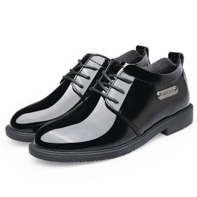 China Anti-slippery children's boys leather shoes British students show lace-up spring and Autumn Boys Show soft-soled boys leather shoes for sale