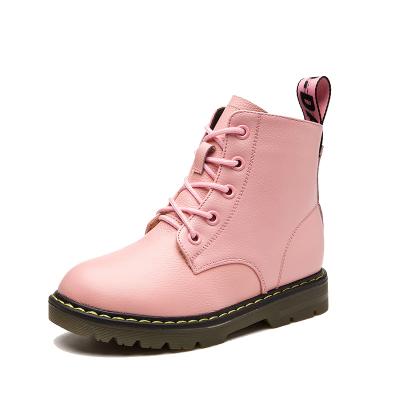 China Deodorization Children's Martin Boots Girls Boys Boots Autumn And Winter New Baby Martins Leather Boots for sale