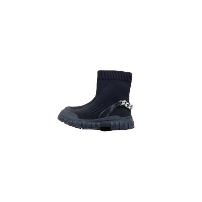 China Deodorization girls' socks and rejects 2021 autumn children's fashion Mi-tube Fei-knit shoes fashion ankle boots for sale