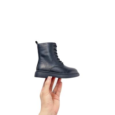 China Deodorization girls' simple boots 2021 autumn and winter models children's British Martin style rejects leather boots for sale