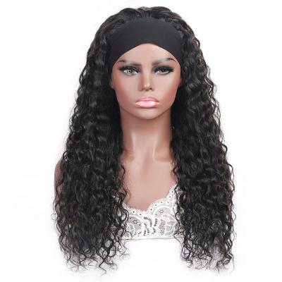 China Wholesale Hair Headband Water Wave Wigs Machine Made Wig For Women for sale