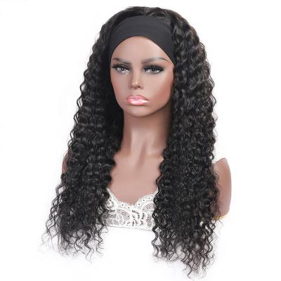 China Wholesale Remy Brazilian Human Hair Deep Wave Machine Made Wig for sale