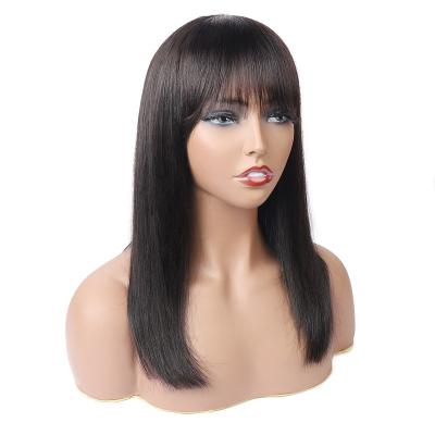 China Wholesale Top Selling Bob Style Short Machine Made Wig Bob-Straight Hair for sale