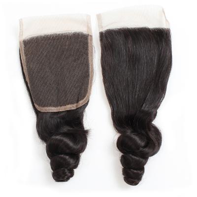 China Star fashion Artificial Hair Extension Bundle Human Hair Loose Weave Closure for sale