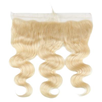 China Star Fashion Manufacturer Artificial Hair 613# Lace Up Body Weave Frontal Closure for sale