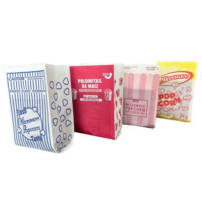 China UNIPACK composite laminated oil-proof waterproof fluoride-free microwave popcorn food kraft paper bag packaging for sale