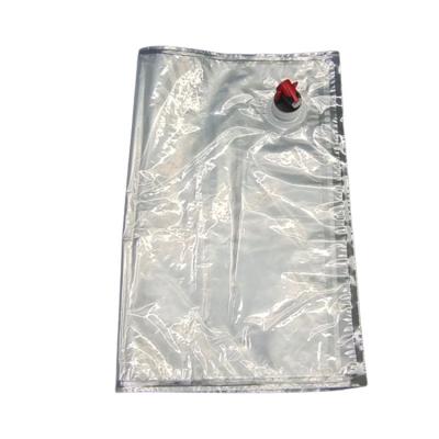 China UNIPACK aseptic transparent plastic packaging BIB Bag wine juice liquid Bag In Box en venta