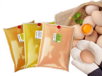 China Unipack egg liquid BIB packing food storage aseptic bag-in-box transparent liquid packaging en venta