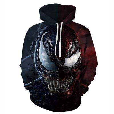 China 2021 New Arrival Breathable Autumn Winter Customized Hoodies For Women Venom Print Hooded Long Sleeve Sweatshirt Loose Women Clothing BC1 for sale