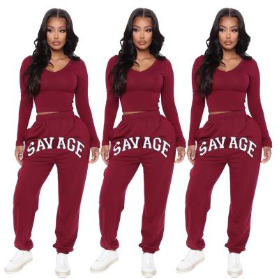 China 2021 Autumn Women's Sustainable Clothing Pants New Style Elastic Loose Jogger Sports Pants Plus Size New Style Lady Casual Pants for sale