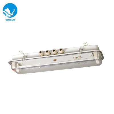 China With backup & Wholesale Outdoor Waterproof Marine Fluorescent Light 2x36w Safe Guard for sale