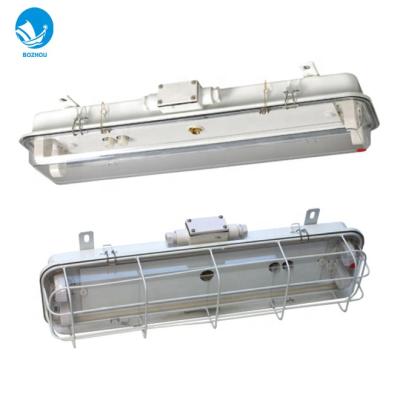 China JCY22-2E outdoor t8 tube marine fluorescent light with emergency lamp holder / for sale