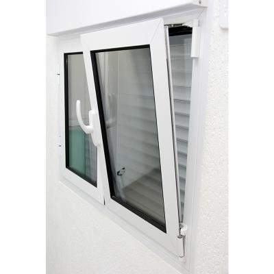 China Swing USA Window With Glass Shutters Tilt Tower Windows UPVC Window for sale