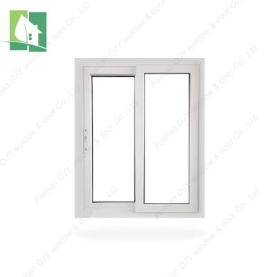 China Upvc Magnetic Screen Sliding Double Stained Glass Prices Philippines Office Window With Sliding Window Screen for sale