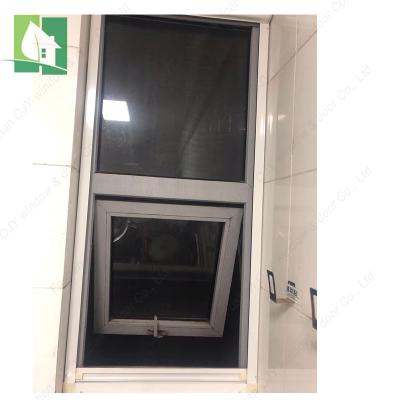 China Good Selling Magnetic Screen UPVC Grids Windows Design Swing Awning Frosted Glass Window for sale