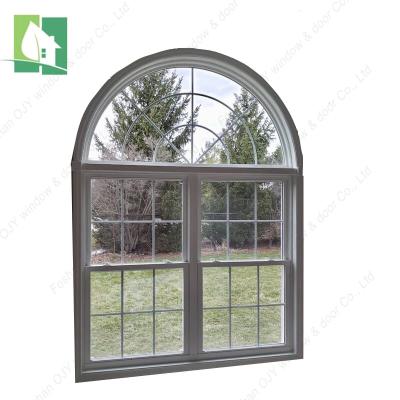 China Modern Vertical Sliding Aluminum House Window With Grille Design Factory Window for sale