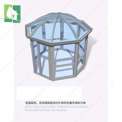 China Modern China Factory Customized Modern Solarium Outdoor Glass Room For Garden House Sunrooms Aluminum Rooms Room for sale