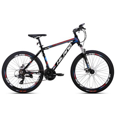 China Popular style of mountain bike new HILAND 26 inch mountain bike alloy cycle adult fashionable mountain bike for sale