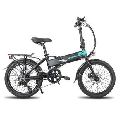 China City Folding Ebike ROCKSHARK us folding ebike 250w 36v ddp price 20 inch e bike warehouse foldable city bike for sale