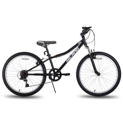 China HILAND steel ready to board 24 inch steel frame kids mountain bike 7 speed mountainbike for sale