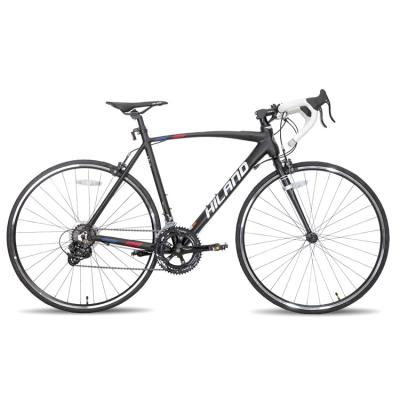 China Ride Road Bikes HILAND Alloy 21 Speed ​​Road Bicycle 700C Professional Racing Cheap Road Bike For Men for sale