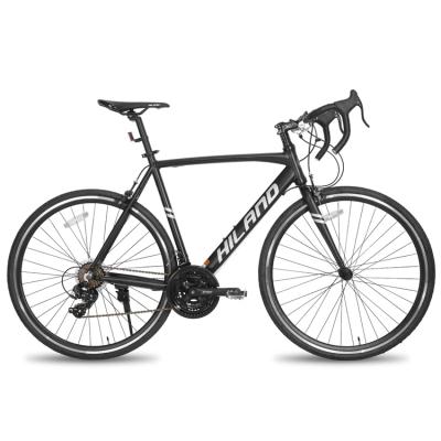 China Tour Road Bikes HILAND Ready To Board Cheap Speed ​​Aluminum Mens 700C Road Bike 21 Alloy Road Bicycle for sale