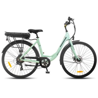 China Eu wholesale aluminum alloy ROCKSHARK double e bike disc brake 36v 350w city urban commuting electric bike for sale